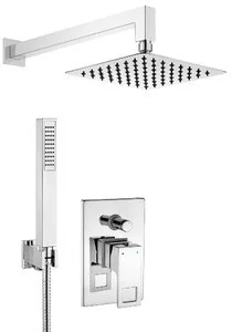 Deante Anemon Zestaw prysznicowy podtynkowy chrom NAC09AP - Zestawy prysznicowe - miniaturka - grafika 4