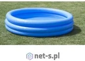 Pływanie - Intex Basen niebieski 3 pierścienie 114x25cm 59416NP - miniaturka - grafika 1