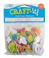 Baker Naklejki piankowe Owoce ROSS - Przybory szkolne - miniaturka - grafika 4