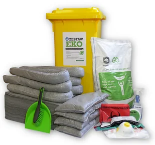 Producent Green Service Zestaw Ratunkowy Uniwersalny Eko U120, Chłonność 96 L. Szary 96 L. - Sprzęt ratunkowy Producent Green Service Zestaw Ratunkowy Uniwersalny Eko U120, Chłonność 96 L. Szary 96 L. - Sprzęt ratunkowy - miniaturka - grafika 1