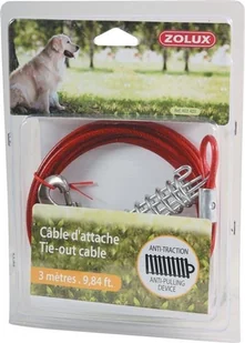 Zolux Zolux Linka 3 m Dostawa GRATIS od 99 zł + super okazje - Sprzęt podróżny i transportery dla psów - miniaturka - grafika 2
