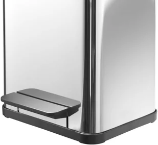 Hailo Kosz na śmieci Oko Duo Plus, rozmiar M, 2 x 9 L, stal nierdzewna Werk (0622-200) - Kosze na śmieci - miniaturka - grafika 3