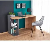 Biurka dla dzieci - Halmar Biurko FINO Dąb craft + szary V-UA-FINO-D.KRAFT/ANTRACYT - miniaturka - grafika 1