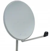 Anteny satelitarne - Famaval Antena Satelitarna 80 cm Biała 0,8 Stalowa - miniaturka - grafika 1