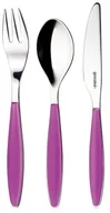 Zestawy sztućców - Guzzini 23000801 zestaw 3-częściowy zestaw sztućców do małych Feeling - miniaturka - grafika 1