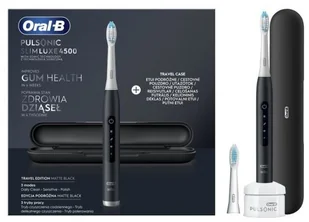 Oral-B Pulsonic Slim Luxe 4500 Matte Black - Szczoteczki elektryczne - miniaturka - grafika 2
