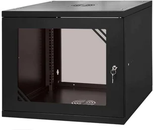 StalFlex Szafa wisząca 19" 9U 600mm drzwi szklane czarna RC19-9U-600GB_BASIC - Szafy rack StalFlex Szafa wisząca 19" 9U 600mm drzwi szklane czarna RC19-9U-600GB_BASIC - Szafy rack - miniaturka - grafika 1