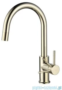 Blue Water Plaza bateria kuchenna z wyciąganą wylewką złota 5901730615804 - Baterie umywalkowe - miniaturka - grafika 10