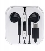 Słuchawki - Uniwersalne Słuchawki Douszne Z Wtyczką Usb Typ C - miniaturka - grafika 1