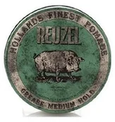 Pomada do włosów - Reuzel Hollands Finest Pomade średnio utrwalająca pomada na bazie wosków i olejków Green 113g - miniaturka - grafika 1