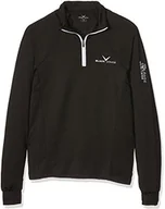 Bluzy narciarskie - Black Crevice męska bluza narciarska z suwakiem, BCR11203, czarny, xxxl BCR112030-BW-XXXL_Schwarz/Weiß_XXXL - miniaturka - grafika 1