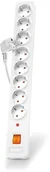 Listwy zasilające - HSK Listwa zasilająca Acar X8S zasilająco-filtrująca biała 5m W1495 - miniaturka - grafika 1