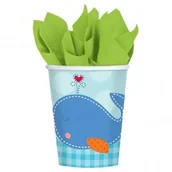 Pozostałe akcesoria kuchenne - Amscan Kubek Ahoy Baby Boy 266 ML 8 sztuki FBA_581117 - miniaturka - grafika 1