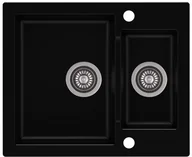 Zlewozmywaki - AXIS Zlewozmywak granitowy MOJITO 80 czarny mojito80czar - miniaturka - grafika 1