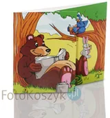 Albumy fotograficzne - NA Mini-Album Miś - zestaw: 2 zdjęcia 13x18 + zakładka CD - miniaturka - grafika 1