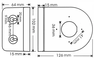 UCHWYT DO KAMER KULISTYCH GL-225B GL-225B - Akcesoria do monitoringu UCHWYT DO KAMER KULISTYCH GL-225B GL-225B - Akcesoria do monitoringu - miniaturka - grafika 4