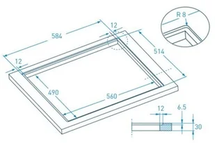 Płyta elektryczna do zabudowy GRUNDIG GIEI624470HN - Płyty elektryczne do zabudowy - miniaturka - grafika 2
