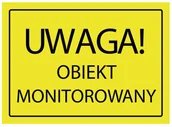 Akcesoria do bram - Znak informacyjny OBIEKT MONITOROWANY - miniaturka - grafika 1