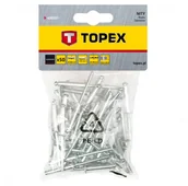Nitownice - TOPEX Nity aluminiowe 4.8 x 23 mm, 50 szt. TOP-43E507 - miniaturka - grafika 1