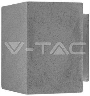 v-tac Kinkiet V-TAC BETON G9 LED Kwadrat Ciemny Szary IP20 VT-892 - Lampy ścienne - miniaturka - grafika 2