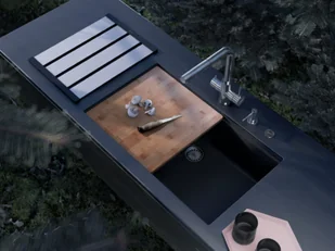 Schock Bateria VITUS 560120 EDM stal szczotkowana INOX - Baterie kuchenne - miniaturka - grafika 6