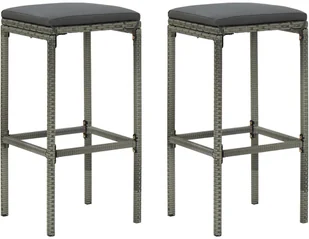 vidaXL 3-częściowy zestaw mebli barowych, polirattan, szary 313472 - Stoły z krzesłami vidaXL 3-częściowy zestaw mebli barowych, polirattan, szary 313472 - Stoły z krzesłami - miniaturka - grafika 15