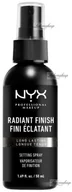 Utrwalacze do makijażu - NYX professional makeup Professional Makeup - RADIANT FINISH - LONG LASTING - SETTING SPRAY - Lekka mgiełka utrwalająca do makijażu z drobinkami pereł - 50 ml - miniaturka - grafika 1