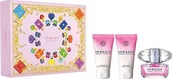 Zestawy kosmetyków damskich - Versace Zestaw Bright Crystal EDT spray 50ml + BL 50ml + SG 50ml 8011003862160 - miniaturka - grafika 1