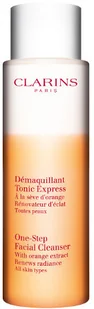 Clarins One Step Facial Cleanser płyn do demakijażu twarzy 200ml - Płyny do demakijażu - miniaturka - grafika 3