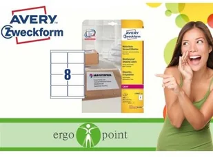 Avery l7993 25 odporna na warunki atmosferyczne etykiety na przesyłki, biały L7993-25 - Dodatki do drukarek i skanerów - miniaturka - grafika 2