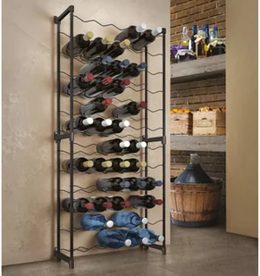 Metaltex Regał na wino metaltec Chianti na 30 butelek, epot herm powłoką 38.36.30 - Pozostałe akcesoria barmańskie - miniaturka - grafika 3