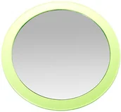 Lusterka do makijażu - CM Homexpert MSV 141402 lustro powiększające z przyssawkami metal 15 x 15 x 3 metal, zielony, 15 x 15 x 3 141405 - miniaturka - grafika 1