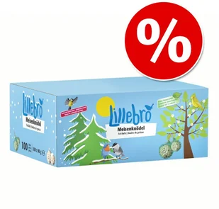 Lillebro Kule dla dzikich ptaków, 100 sztuk w kartonie - 100 x 90 g (bez siatki) - Karma dla ptaków - miniaturka - grafika 2