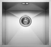 Zlewozmywaki - Teka TETRAGON 40x40 1B stal szczotkowana 100090201 - miniaturka - grafika 1