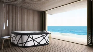 115 Taron Basen ogrodowy Jacuzzi 6 osób OZONOWANIE pojemność 930 L wymiary 185x185x68 cm) 11576347 76347-uniw - Ozonatory powietrza - miniaturka - grafika 7