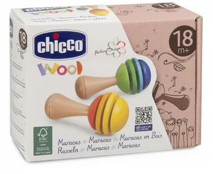 Chicco Drewniany marakas - Instrumenty muzyczne dla dzieci - miniaturka - grafika 2