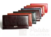 Portfele - Haro (PL) Klasyczny Portfel Damski (PL) Poziomy Mały Skóra Włoska - miniaturka - grafika 1