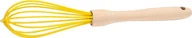 Przybory do gotowania - NoName trzepaczka 30 x 6 cm silikon drewno żółte twm_430803 - miniaturka - grafika 1