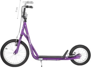Nils Extreme WH119 VIOLET 16/12'' HULAJNOGA Z POMP. KOŁAMI 5907695535631 - Hulajnogi - miniaturka - grafika 11