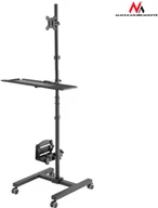 Akcesoria do monitorów - Maclean Stand wózek do monitora CPU na kółkach MC-793 MC-793 ! MC-793 - miniaturka - grafika 1
