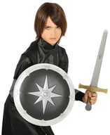 Dodatki do strojów karnawałowych - Zestaw Rycerza tarcza i miecz - 1 szt. GU17594 - miniaturka - grafika 1