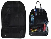 Akcesoria do fotelików - Organizer na fotel samochodowy ochraniacz czarny - miniaturka - grafika 1