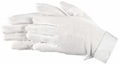 Rękawiczki jeździeckie - PFIFF Pfiff 011318 rękawice do jazdy konnej, bawełna, uniseks, biały, XS - miniaturka - grafika 1