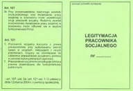 Druki akcydensowe - Firma krajewski Legitymacja pracownika socjalnego [Pu/Os-221c] Pu/Os-221c - miniaturka - grafika 1