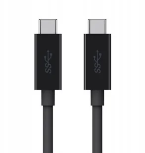 Belkin F2CU049bt2M-BLK 2 m kabel do monitora USB-C na USB-C - czarny F2CU049bt2M-BLK - Kable USB - miniaturka - grafika 2