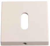 Akcesoria do drzwi - Gamet Szyld drzwiowy kwadratowy wc na klucz biały matowy PLT-26J-N-LPM40-KW - miniaturka - grafika 1