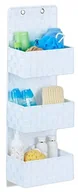 Akcesoria łazienkowe - Relaxdays organizer wiszący, do przechowywania organizer do drzwi z 3 koszami, tworzywo sztuczne, HBT materiału: 75 x 25 x 15 cm, różne kolory 10022543_49 - miniaturka - grafika 1