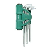 Zestawy narzędziowe - Sata 09124 Zestaw Imbusy Długie Z Kulką 6 kątne - miniaturka - grafika 1