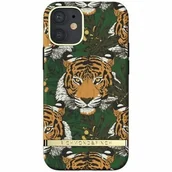 Etui i futerały do telefonów - Richmond & Finch Etui Green Tiger iPhone 12 / 12 Pro, zielone 7350111352806 - miniaturka - grafika 1