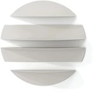 Półki do salonu - Umbra Półki Ścienne Solis 18x76x76 Biały 1018194-1041 - miniaturka - grafika 1